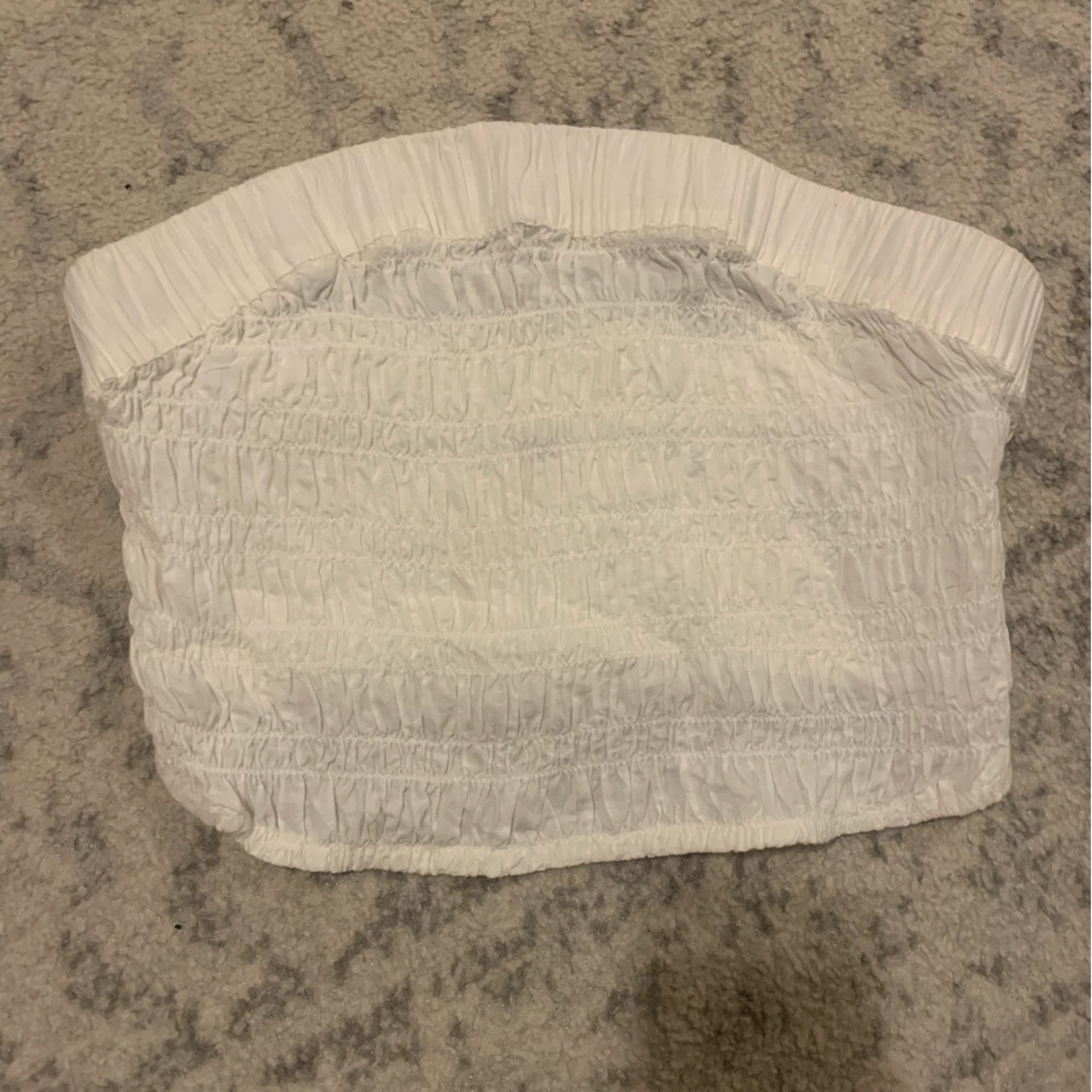 Free people white tube top